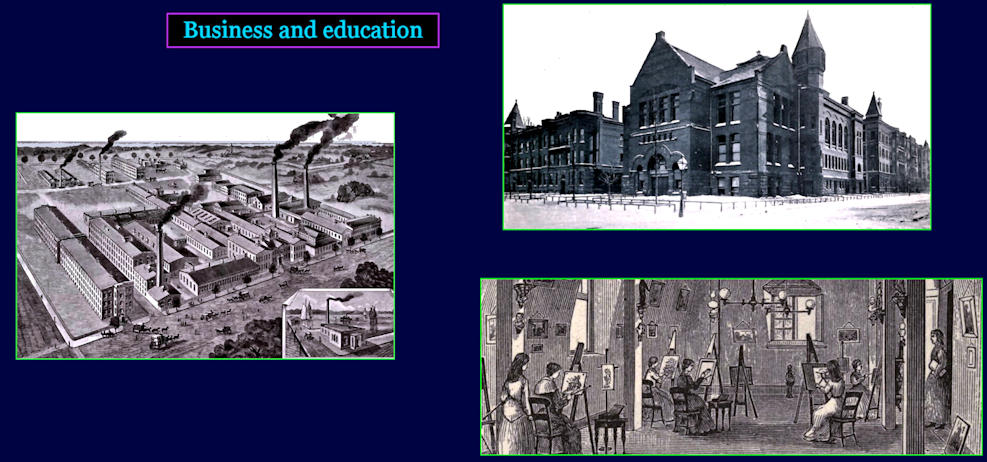 Technical and medical schools, 1890
